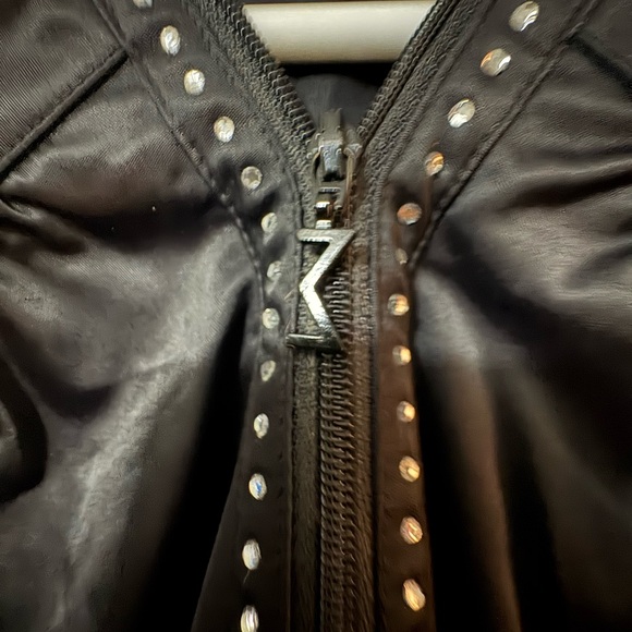 ⚡️M by Madonna x H&M vintage y2k black satin rhinestone jumpsuit size 4 - Picture 9 of 10